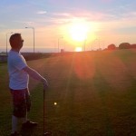 Golf with a Sunset ... Golf with a Sunset ...