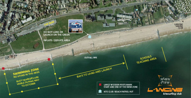 Lancing Beach areas